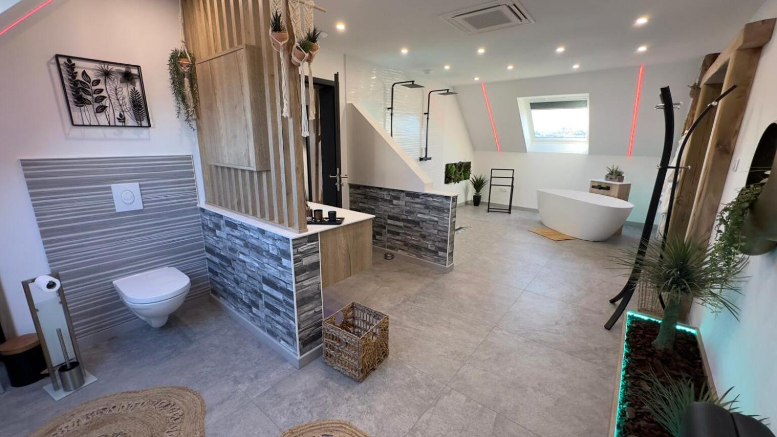 Maison Gite Chez Nounou Sauna Jacuzzi Jardin Arbore Etting ภายนอก รูปภาพ