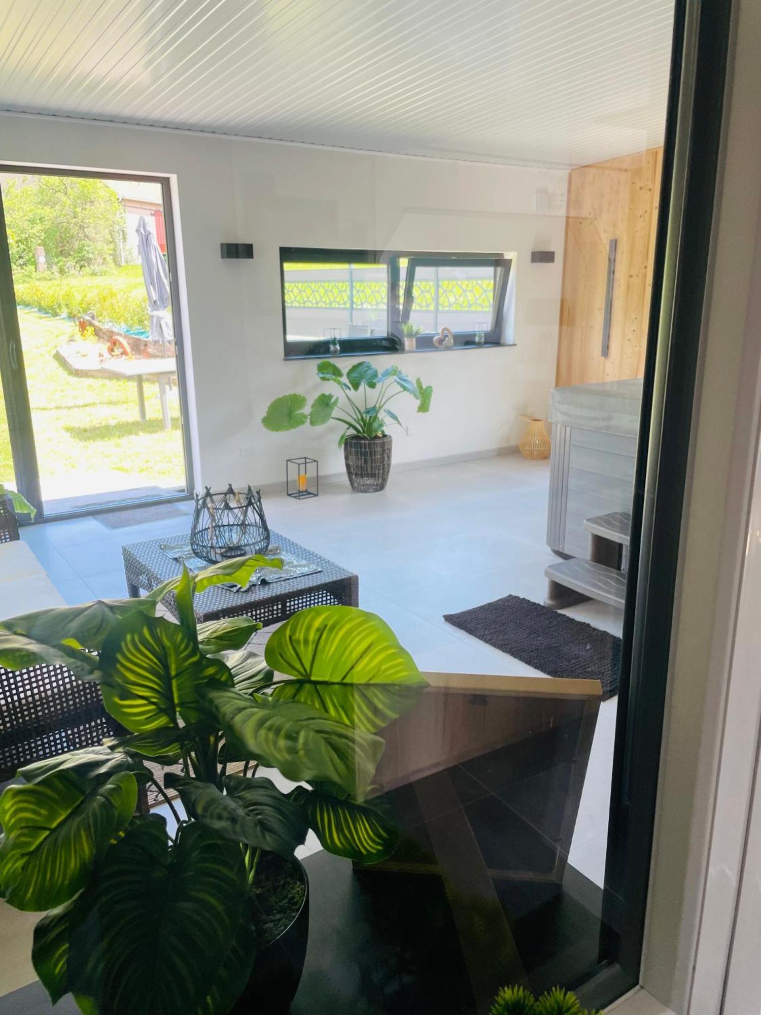 Maison Gite Chez Nounou Sauna Jacuzzi Jardin Arbore Etting ภายนอก รูปภาพ